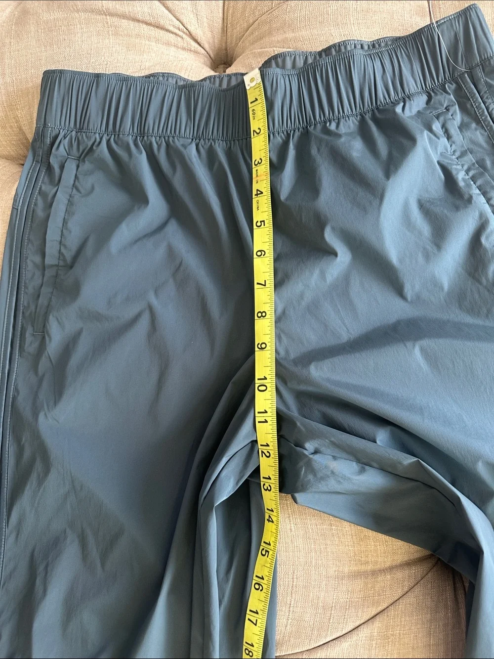 Athleta Slate Blue Elastic-Waist Joggers
